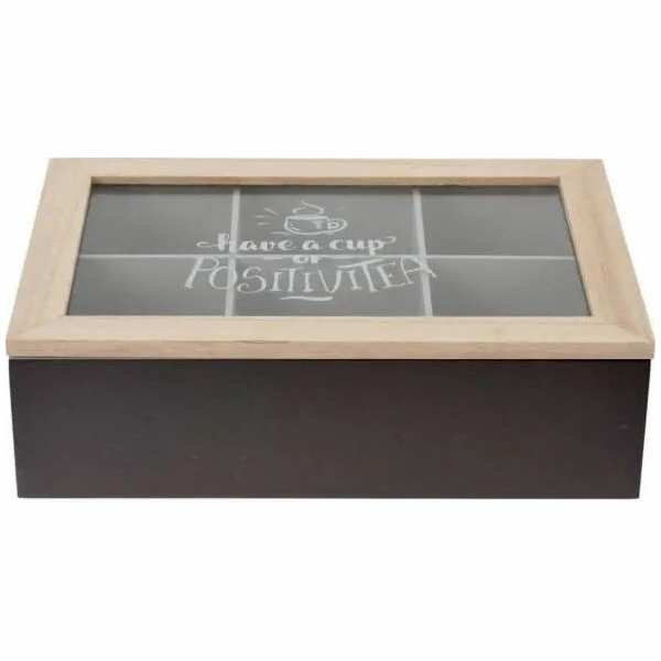 Home Styling Collection Dřevěná krabička na čaj z kolekce...