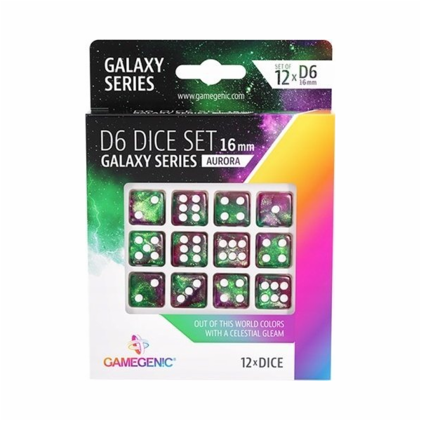 Gamegenic Gamegenic: Galaxy Series - Sada kostek D6 (16 m...