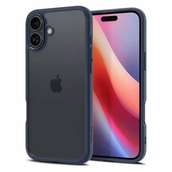 Spigen Ultra Hybrid iPhone 16 tmavě modrá/tmavě modrá ACS...
