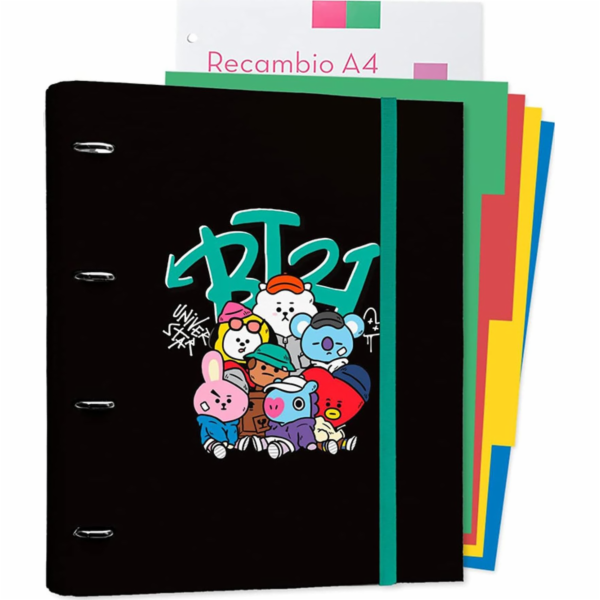 Eurocom BT21 - pořadač A4 z kolekce Street Mood s listy (...