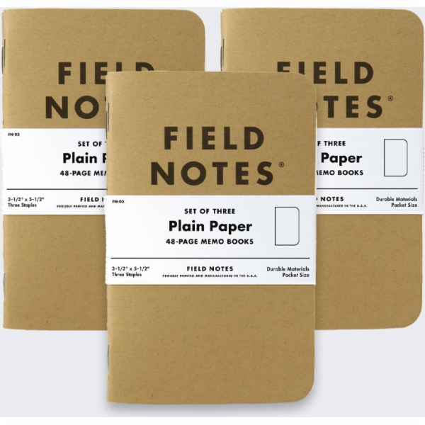 HP Notes Field Notes Original Kraft Smooth 3 balení