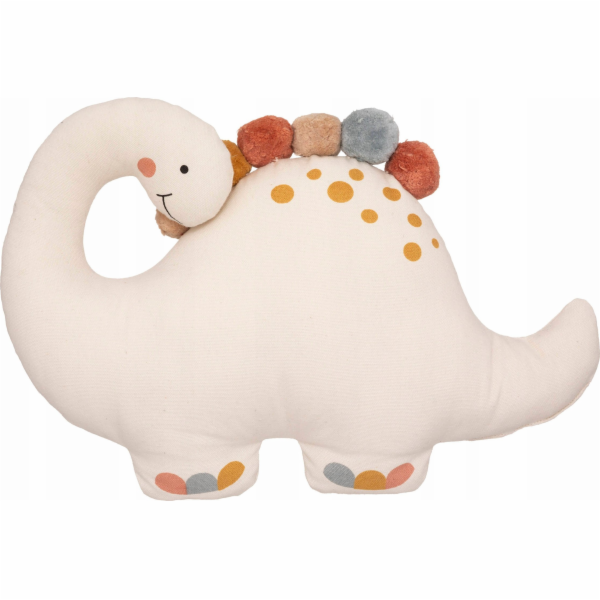 Atmosphera Dekorační polštář s bambulkami DINO, O 38 cm