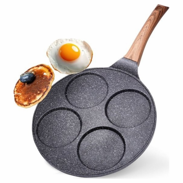 Vilde Pánev ŽULOVÁ PÁNEV NA 4 VEJCE, PALAČINKY BLACK&WOOD...