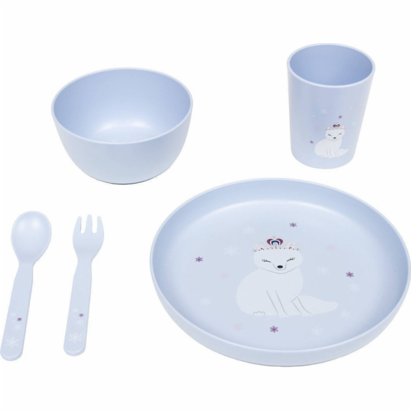 Atmosphera Dětská sada jídel WINTER FOX, 5 kusů