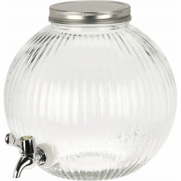 Excellent Houseware Kulatý dávkovač vody sklo, 5500 ml