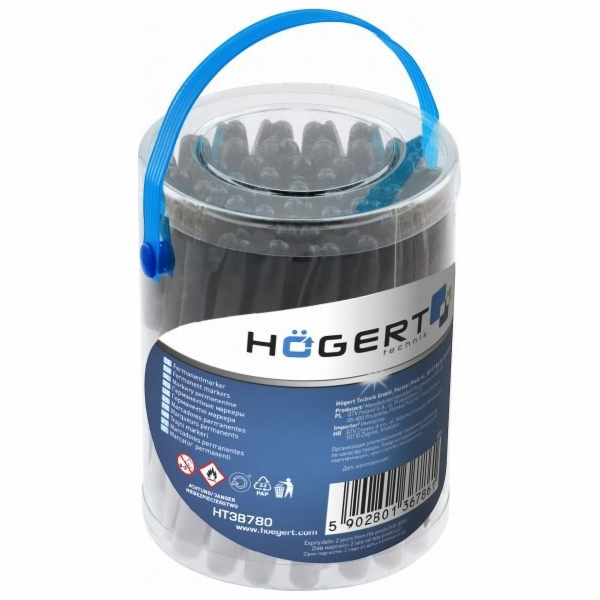 Högert Technik HOGERT PERMANENTNÍ ČERNÉ ZNAČKY 45ks.