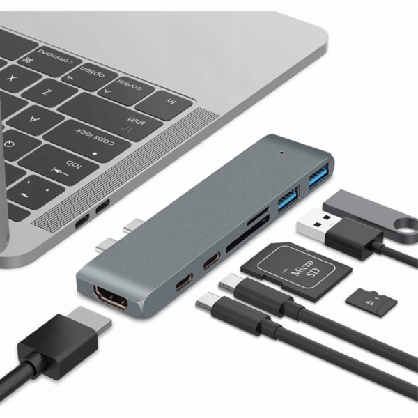 NoName USB HUB USB HUB Splitter pro MacBOOK AJH-712