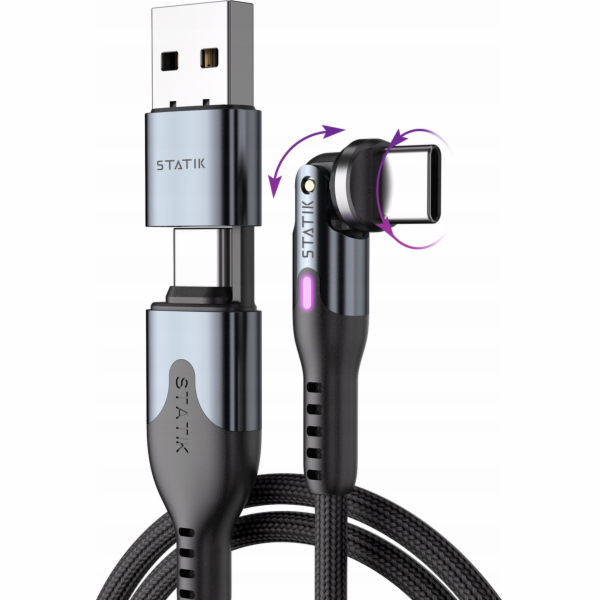 STATIK Statik PowerPivot Pro USB kabel - USB-C - USB-C 1m...
