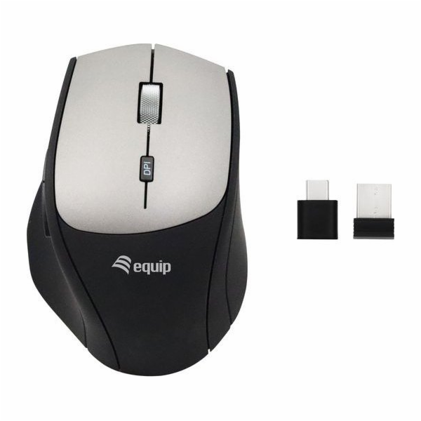 Equip Equip Myš Optische Maus kabellos Dual Adapter USB-C...