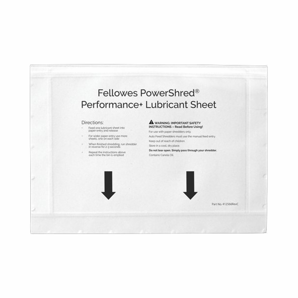 Fellowes Olejové fólie pro skartovačky 10 ks.