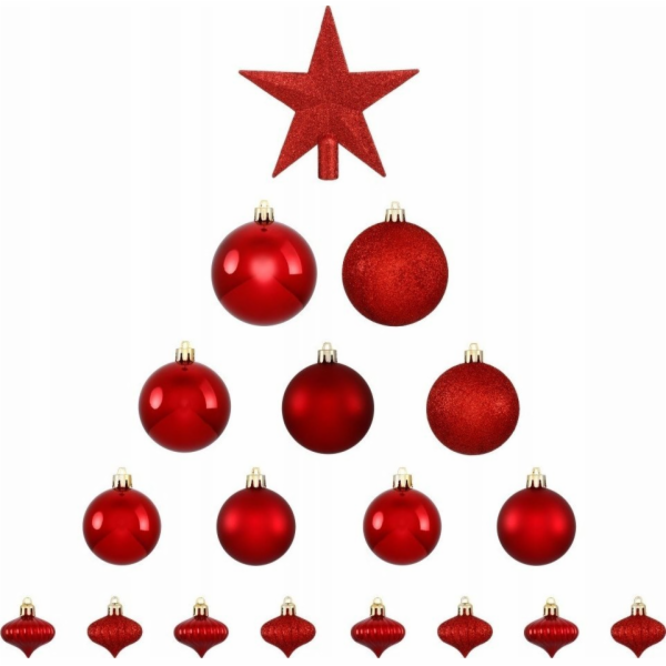 Fééric Lights and Christmas Sada vánočních ozdob 18 kusů,...