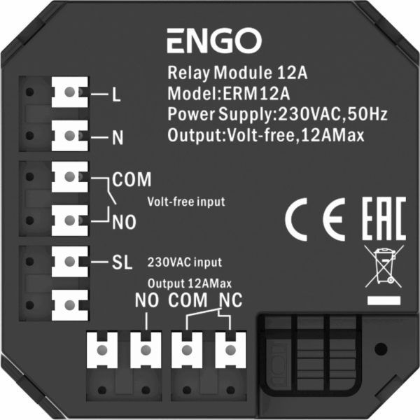 Engo Reléový modul Engo 12 A ERM12A