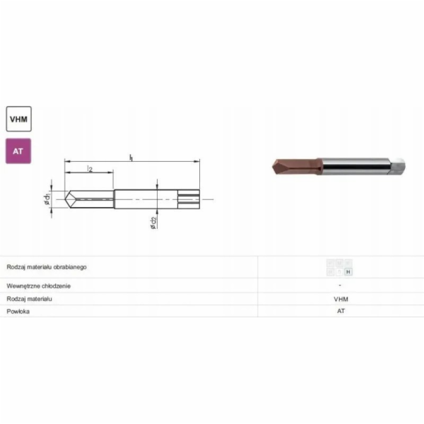 Fanar vrtačka DRILL WDG FI 4,20 M 5 VHM TIALN