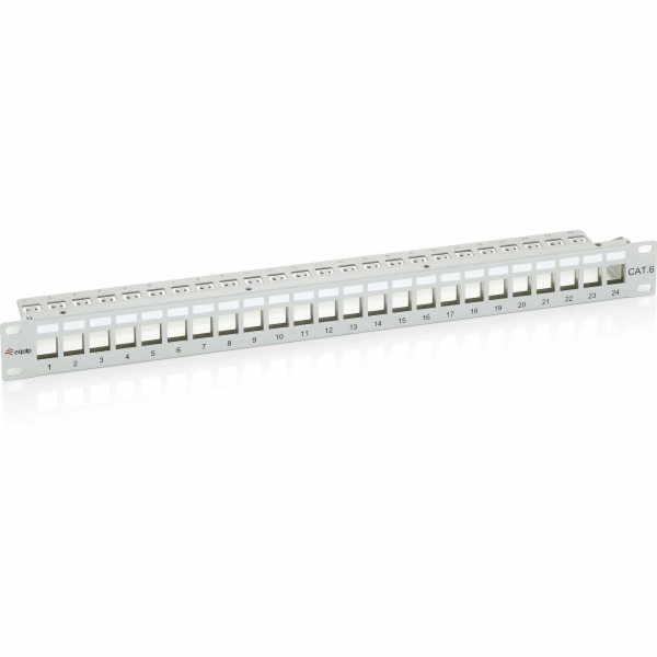 Equip Patchpanel Equip 24x Cat6 19 FTP 1HE Keystone Monta...