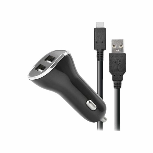 SteelPlay Autonabíječka STEELPLAY se 2 USB porty 2,6 A + ...