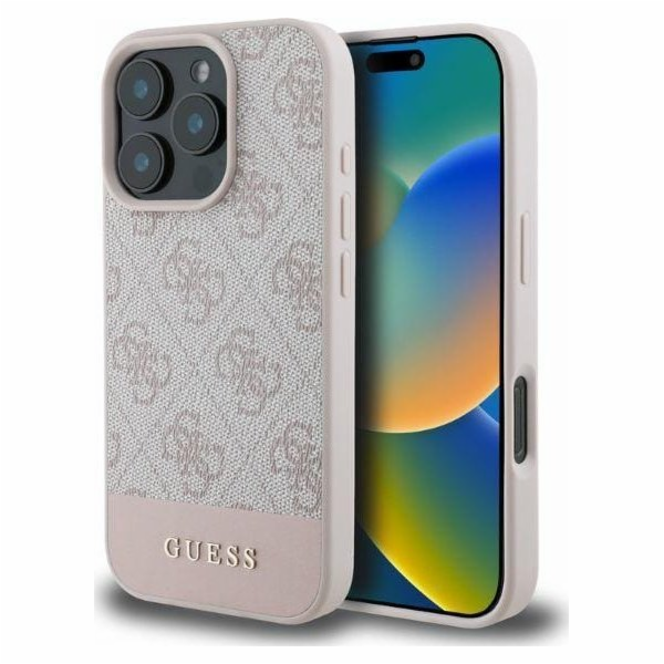 Guess Guess GUHCP16LG4GLPI tvrdý kryt pro iPhone 16 Pro 6...