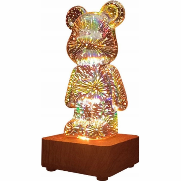 OEM 3D plyšový medvídek Art Deco LED noční světlo stojací...