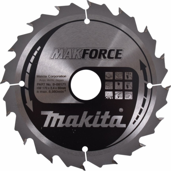 Makita MAKITA KRUHOVÁ PILA 170x30x16z MAKFORCE WOOD >>>B-...