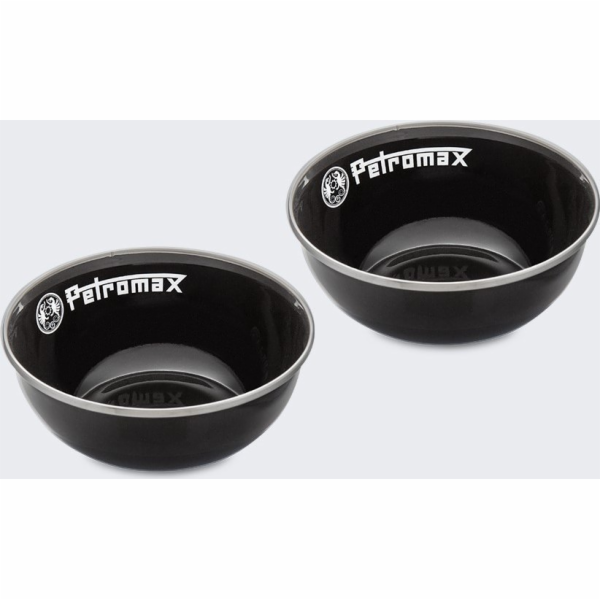 Petromax Smaltované misky Petromax 160 ml 2 ks ČERNÉ