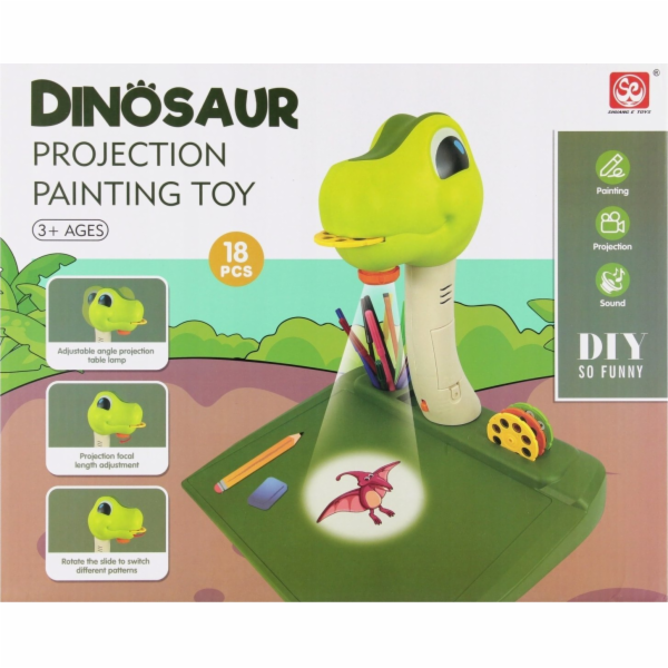 Mega Creative DINO projektor B/O AKC 37X30X12 MC PUD 12/24