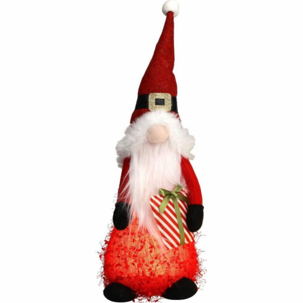 NO NAME DEKORATIVNÍ PLYŠOVÁ FIGURKA SANTA CLAUS LED 51CM