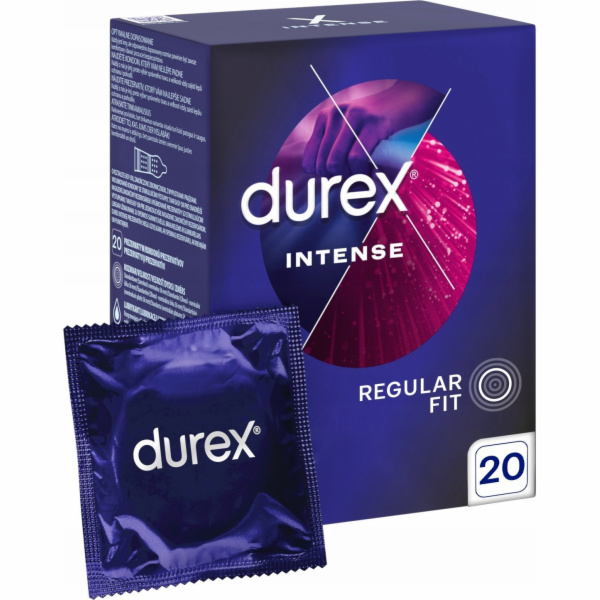 Alkotest DUREX_Intense stimulující kondomy 20 ks.