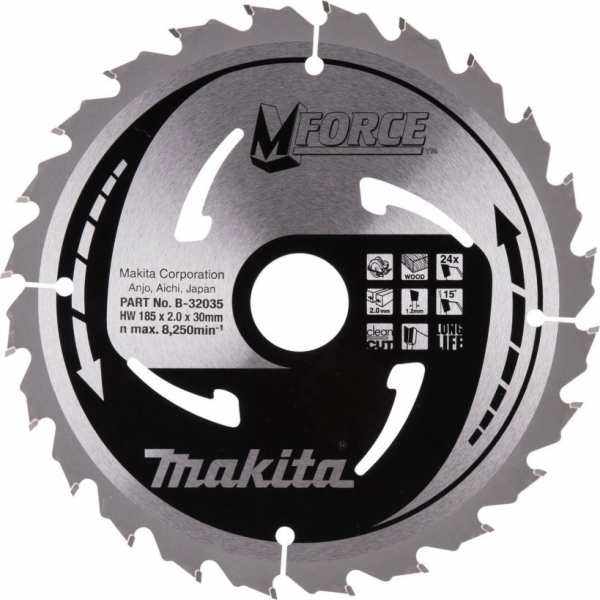 Makita MAKITA KRUHOVÁ PILA 185x30x24z M-FORCE WOOD