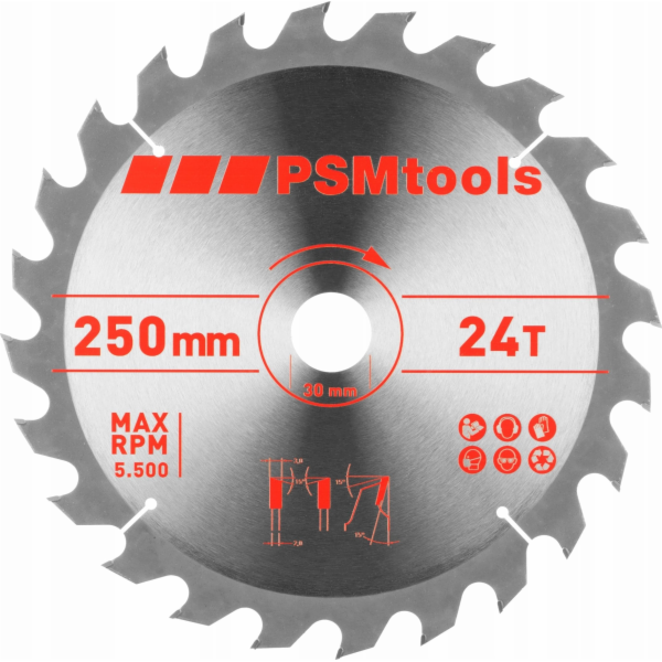 CMT Sada dvou kotoučů hm 250x30mm 24/40z