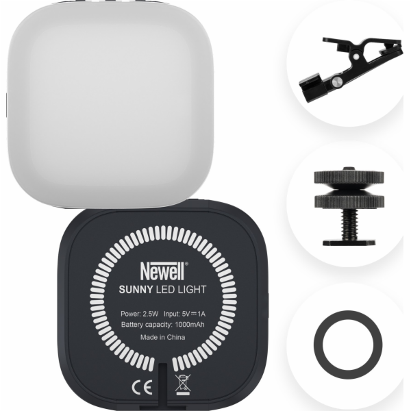 Newell NEWELL LED sluneční kruhové světlo pro chytrý telefon
