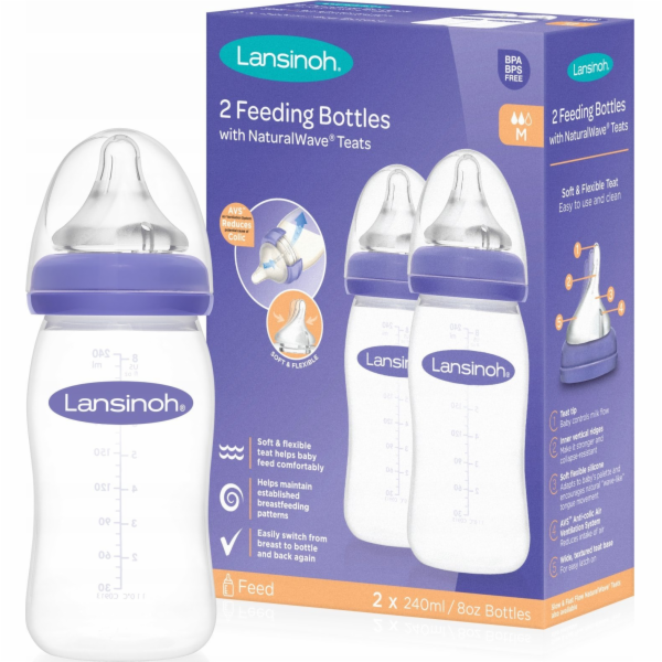 Lansinoh 4077 LAHEV 240ML X 2 + NW PATTER LANSINOH