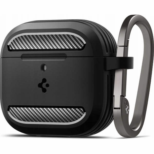 Spigen Sluchátka Rugged Armor Apple Airpods 4, matná černá