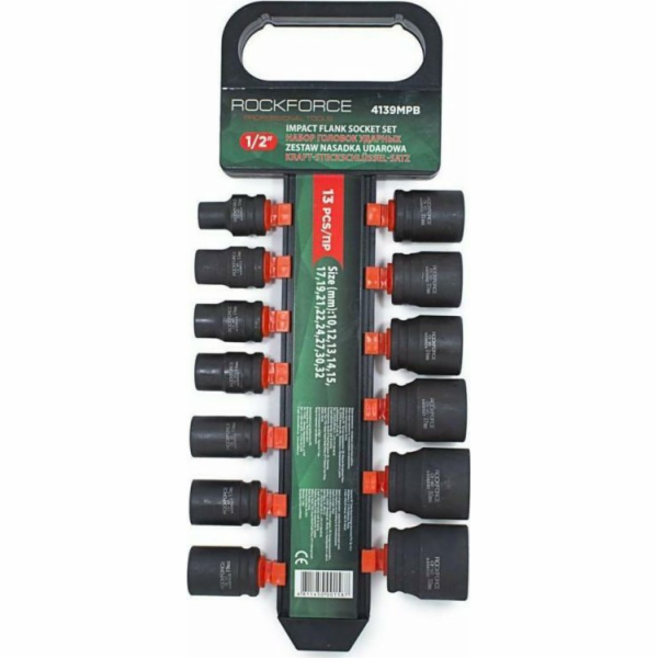 Rockforce ROCKFORCE KRÁTKÉ RÁZOVÉ NÁSTROJE 13 ks. 1/2 10-...