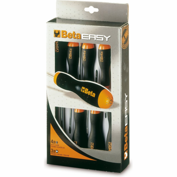 Beta Tools Sada šroubováků 8 kusů. BETA PRUHY A KŘÍŽOVÉ M...