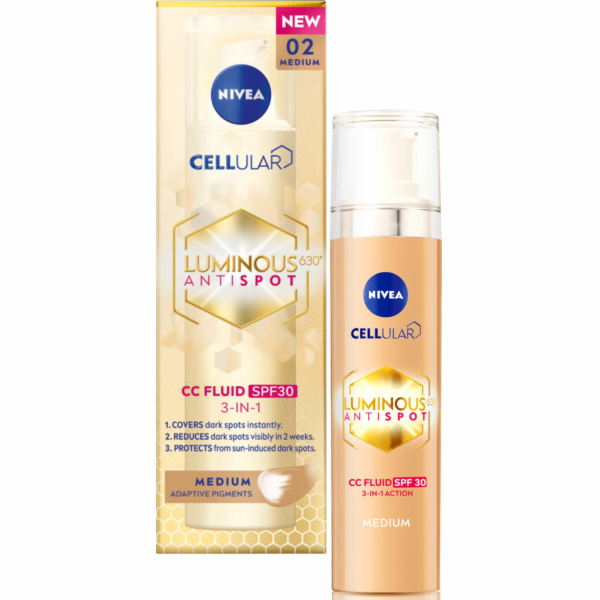 Osram NIVEA LUMINOUS CC krém proti zarudnutí pleti SPF 30...