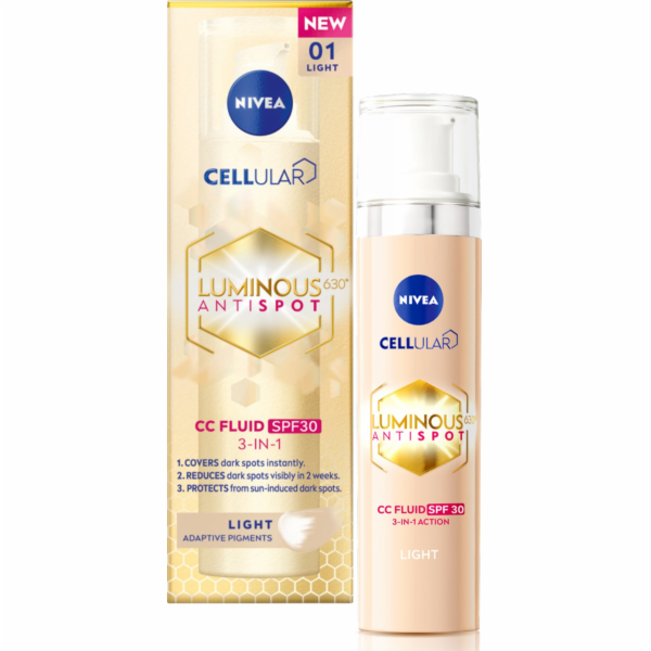 Osram NIVEA LUMINOUS CC krém proti zarudnutí pleti SPF 30...
