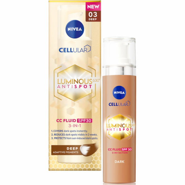 Osram NIVEA LUMINOUS ANTI-COLLAGE CC CREAM SPF 30, ODSTÍN...