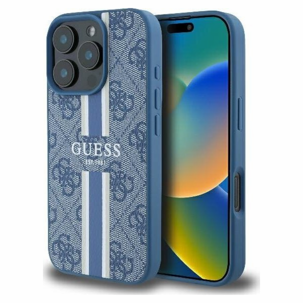 Guess Guess GUHMP16LP4RPSB pevný kryt pro iPhone 16 Pro 6...