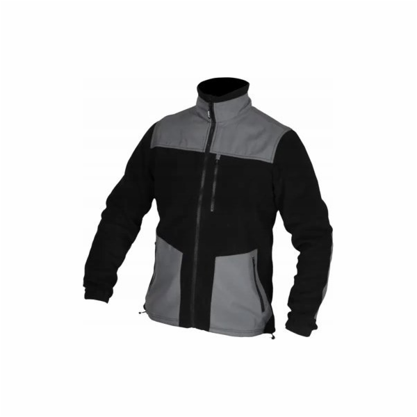 Dedra Flísová mikina s vsadkami, 280 g/m2, velikost XL, č...