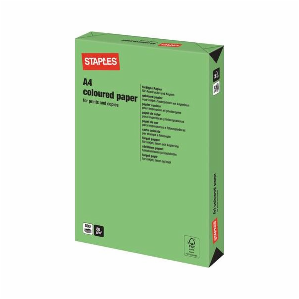 Staples Sponky SPONKY Barevný papír INTENZIVNÍ BARVY A4 8...