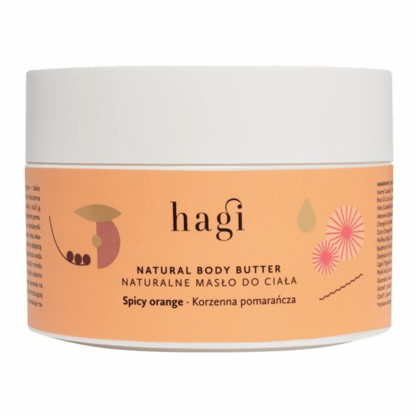 Hagi Tělové máslo Hagi s příchutí pomeranče 200ml