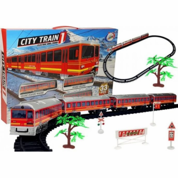 Lean Sport Train koleje na baterie, 33 dílků