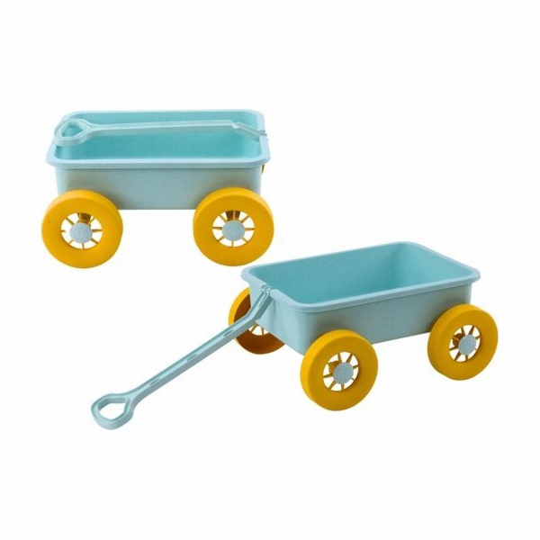 LeanToys Pískový vozík Pastelově tyrkysový