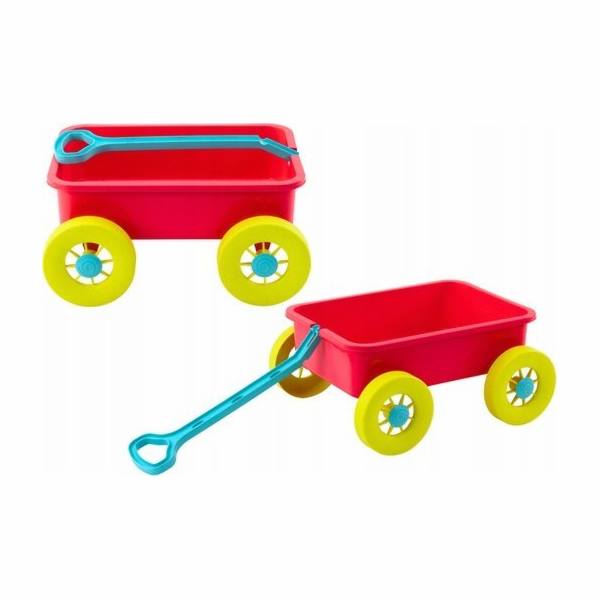 LeanToys Pískový vozík Pastelově růžový