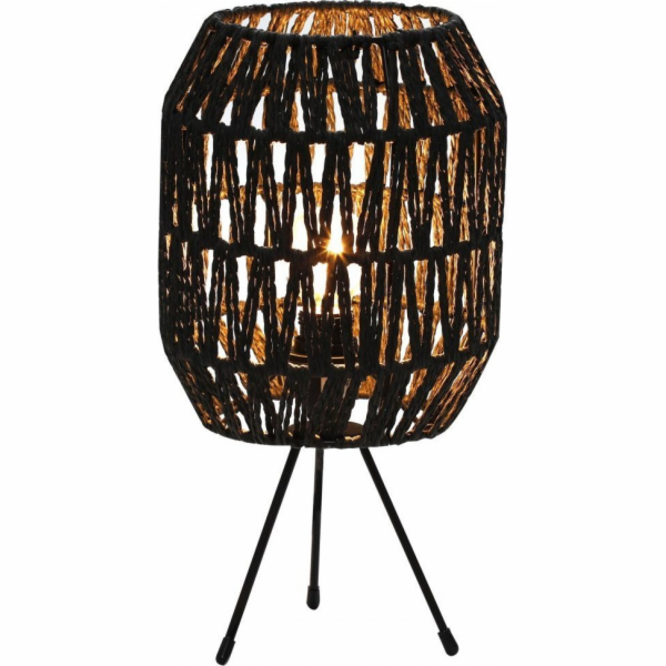 Platinet STOLNÍ RATANOVÁ LAMPA RATANOVÁ LAMPA TMAVĚ HNĚDÁ...