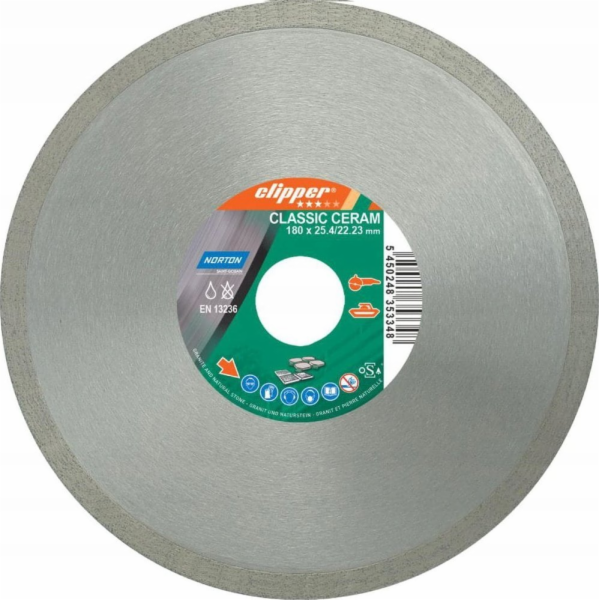 Norton Diamantový řezný kotouč 180x25,4/22,23 mm Norton C...