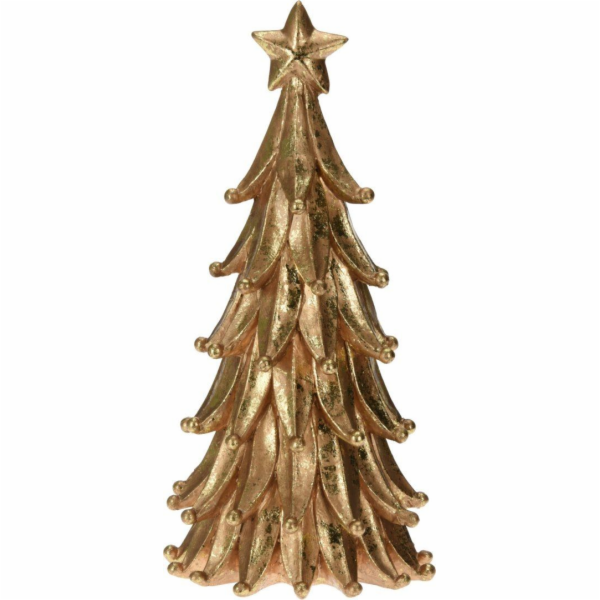 Lumarko vánoční figurka stromečku 28cm zlatá!
