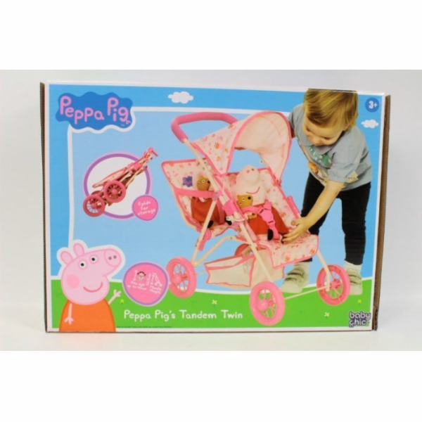 Świnka Peppa Prasátko Peppa *****Kočárek PEPPA PIG pro dv...