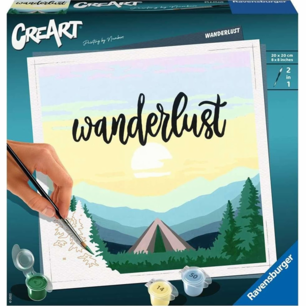 Ravensburger RAV malovaný podle čísel CreArt Prem. Z cest...