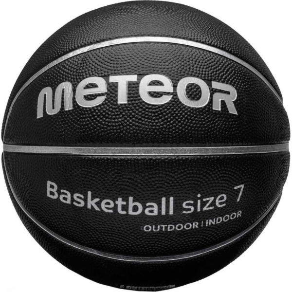 Meteor Basketbalový míč Meteor Cellular 7 černo-stříbrný ...