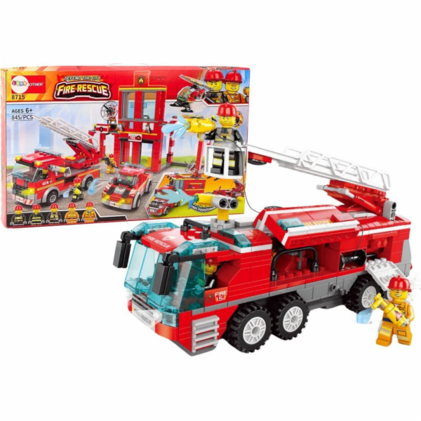 LeanToys Stavebnice Hasičský sbor Základní vozidlo Vrtuln...